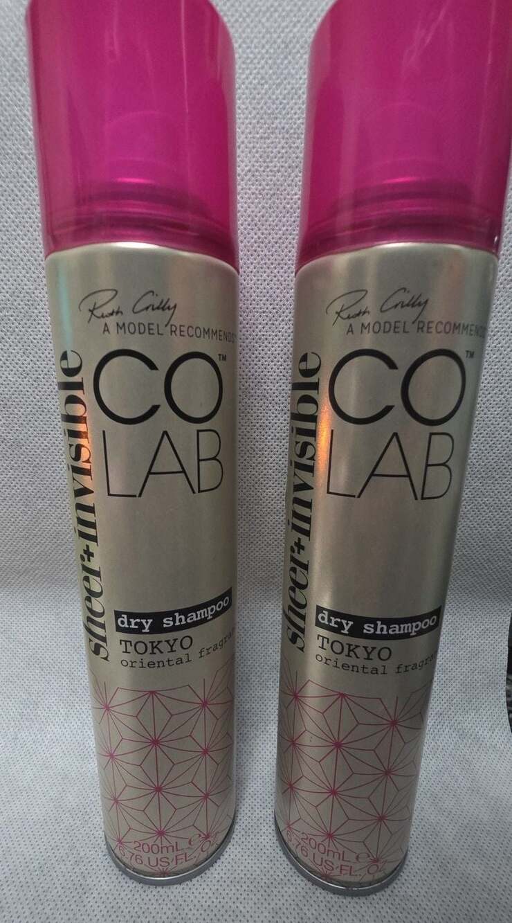 COLAB Sheer + Invisible Dry Shampoo Tokyo Oriental Fragrance 6.76 oz (2-Pack)